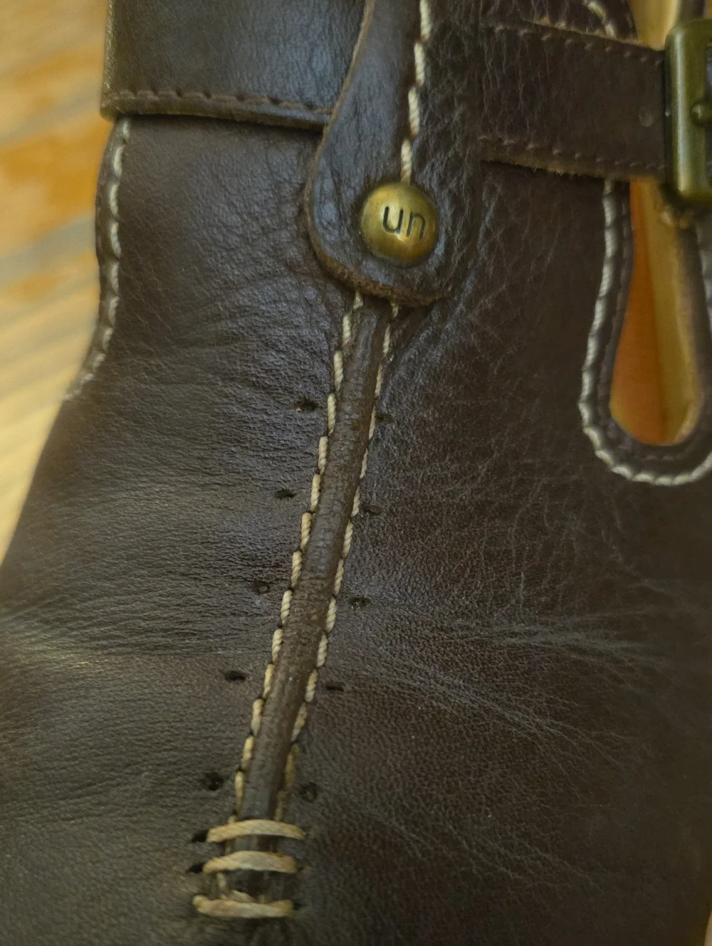 Clark's Unstructured Dark Brown Leather Shoes